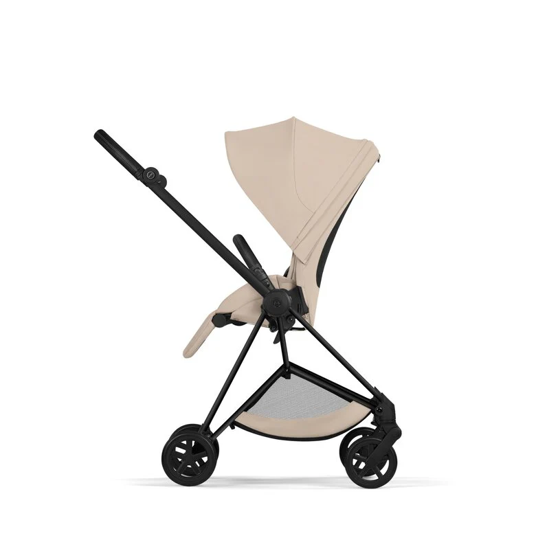Cybex Platinum® Mios™ 2-in-1 Stroller with Lux Carry Cot Comfort Cozy Beige | Matt Black - Image 6