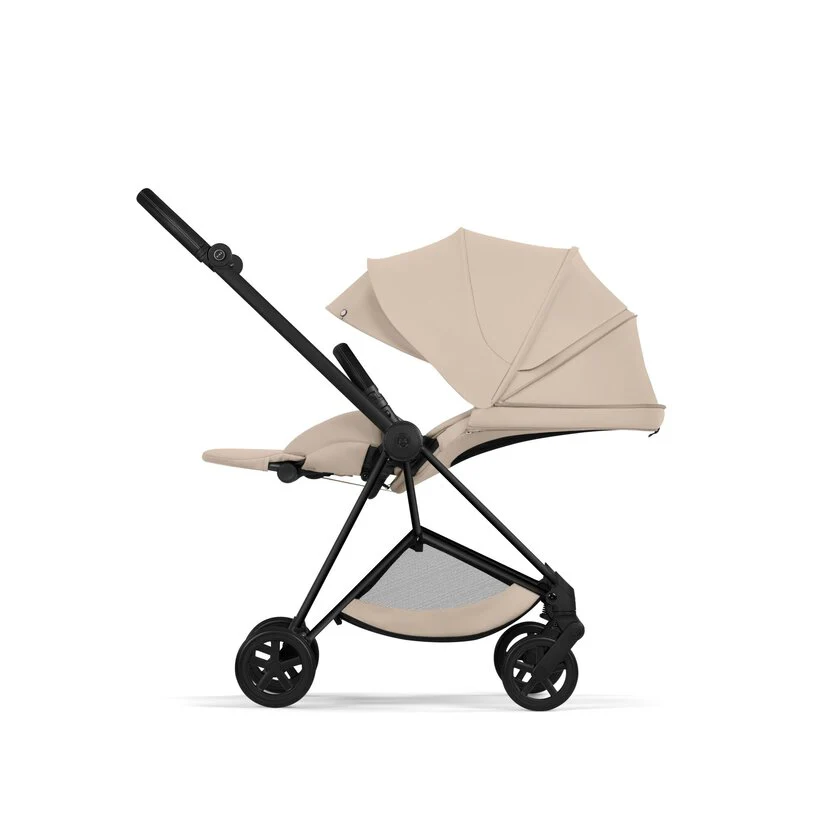 Cybex Platinum® Mios™ 2-in-1 Stroller with Lux Carry Cot Comfort Cozy Beige | Matt Black - Image 7