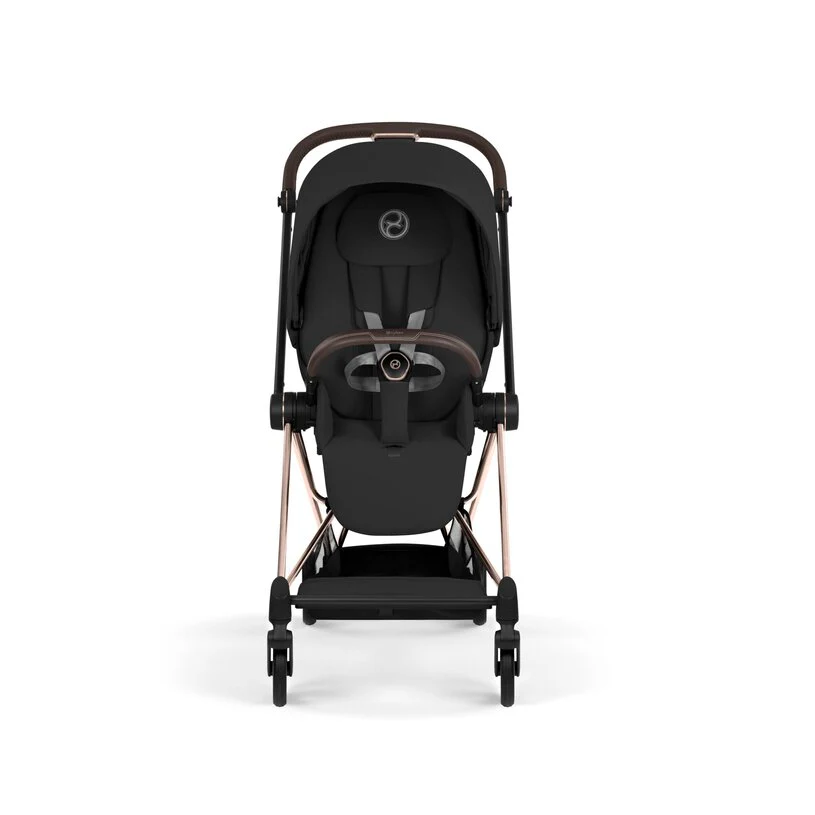 Cybex Platinum® Mios™ 2-in-1 Stroller with Lux Carry Cot Comfort Sepia Black | Rosegold - Image 4
