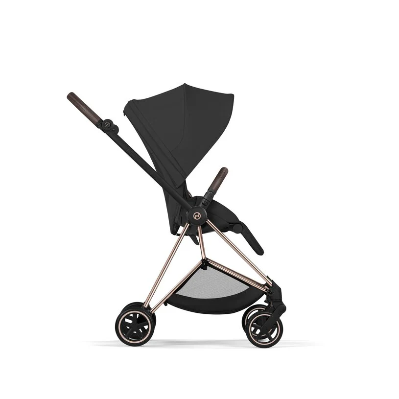 Cybex Platinum® Mios™ 2-in-1 Stroller with Lux Carry Cot Comfort Sepia Black | Rosegold - Image 5