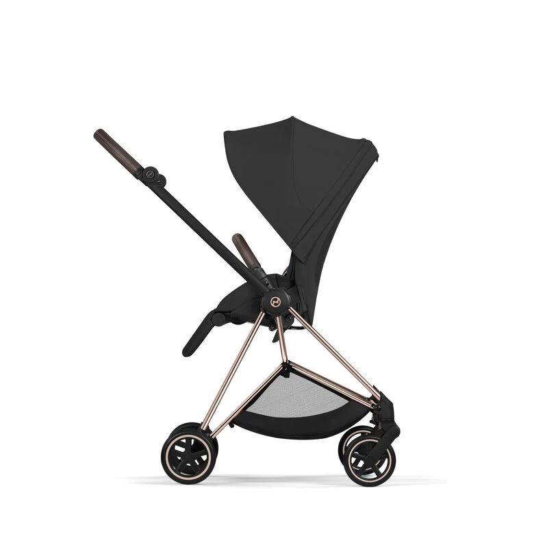 Cybex Platinum® Mios™ 2-in-1 Stroller with Lux Carry Cot Comfort Sepia Black | Rosegold - Image 6