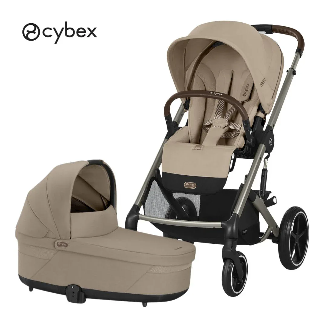 Cybex® Stroller Balios 2in1 S Lux (0-22 kg) Almond Beige (Taupe Frame)