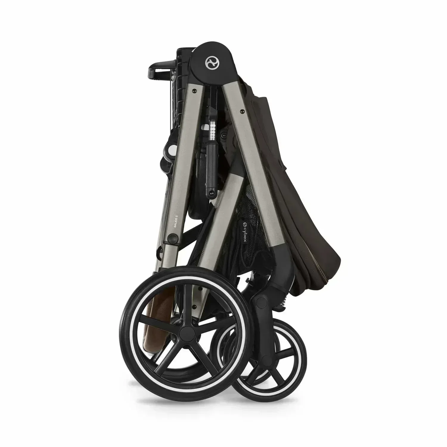 Cybex® 3in1 Stroller Balios S Lux + Carry Cot + Cloud G Car Chocolate Brown - Image 4