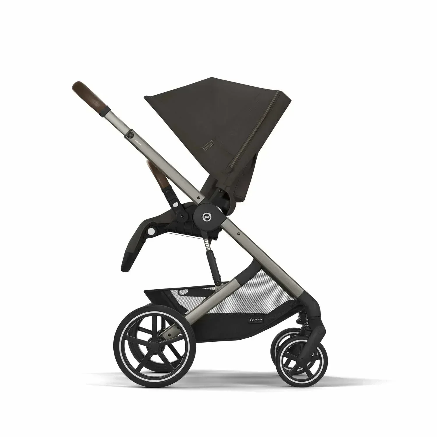 Cybex® 3in1 Stroller Balios S Lux + Carry Cot + Cloud G Car Chocolate Brown - Image 6