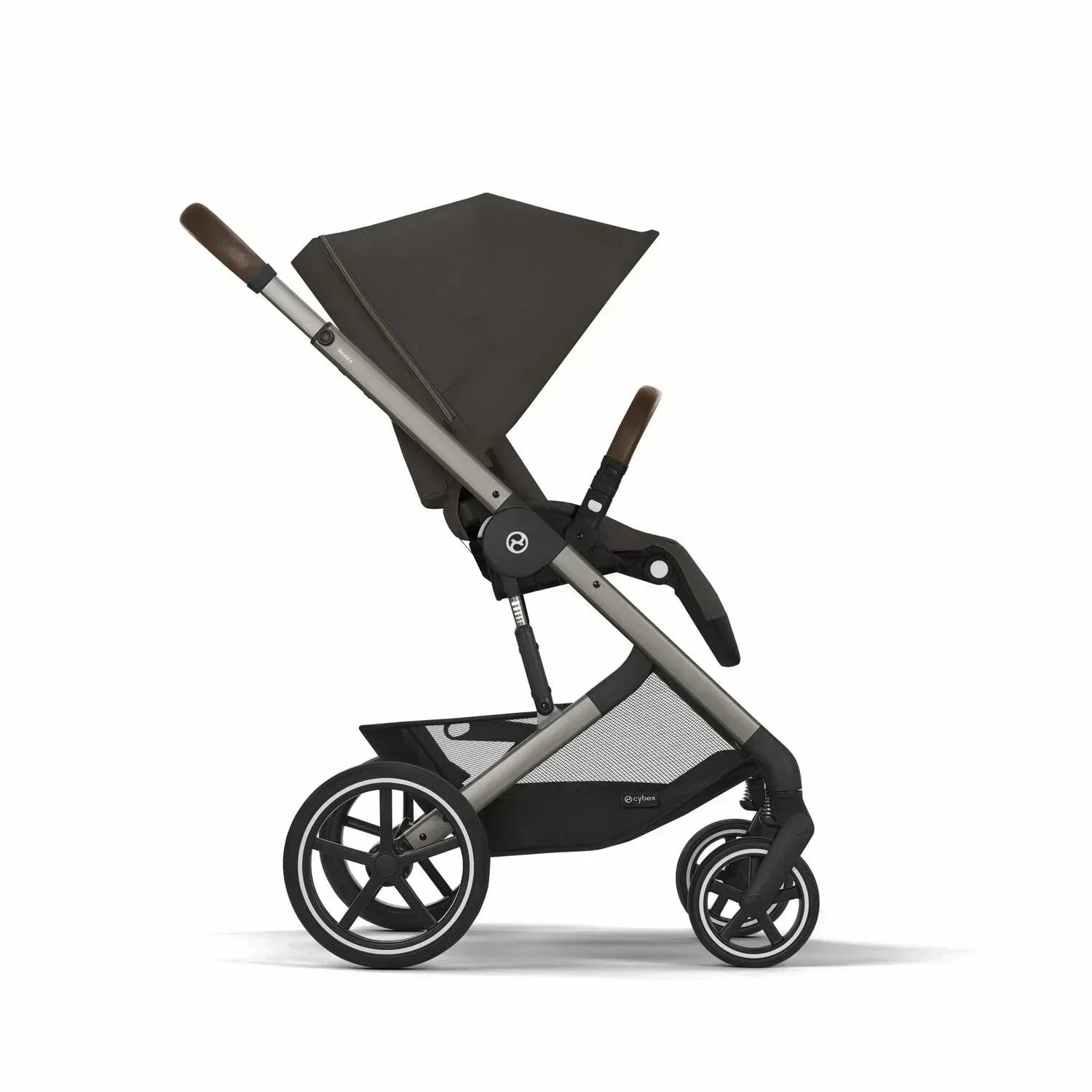 Cybex® 3in1 Stroller Balios S Lux + Carry Cot + Cloud G Car Chocolate Brown - Image 7