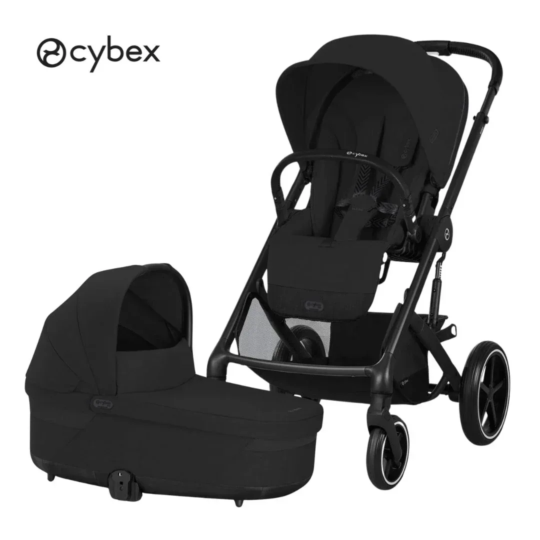 Cybex® Stroller Balios 2in1 S Lux (0-22 kg) Moon Black (Black Frame)