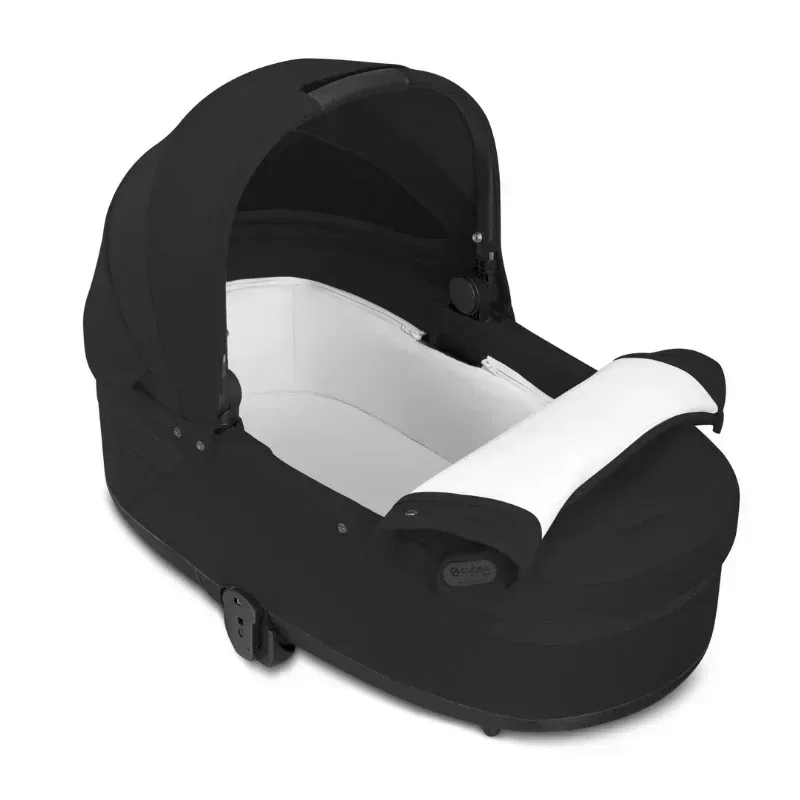 Cybex® 3in1 Stroller Balios S Lux + Carry Cot + Cloud G Car Seat Moon Black - Image 3