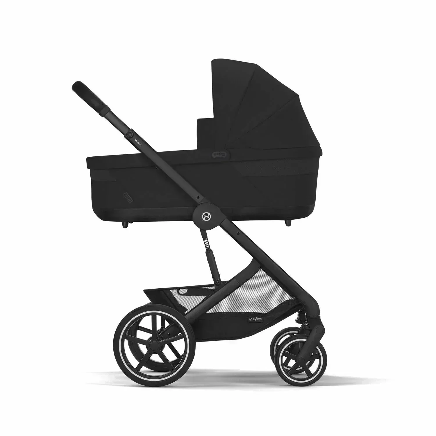 Cybex® 3in1 Stroller Balios S Lux + Carry Cot + Cloud G Car Seat Moon Black - Image 9