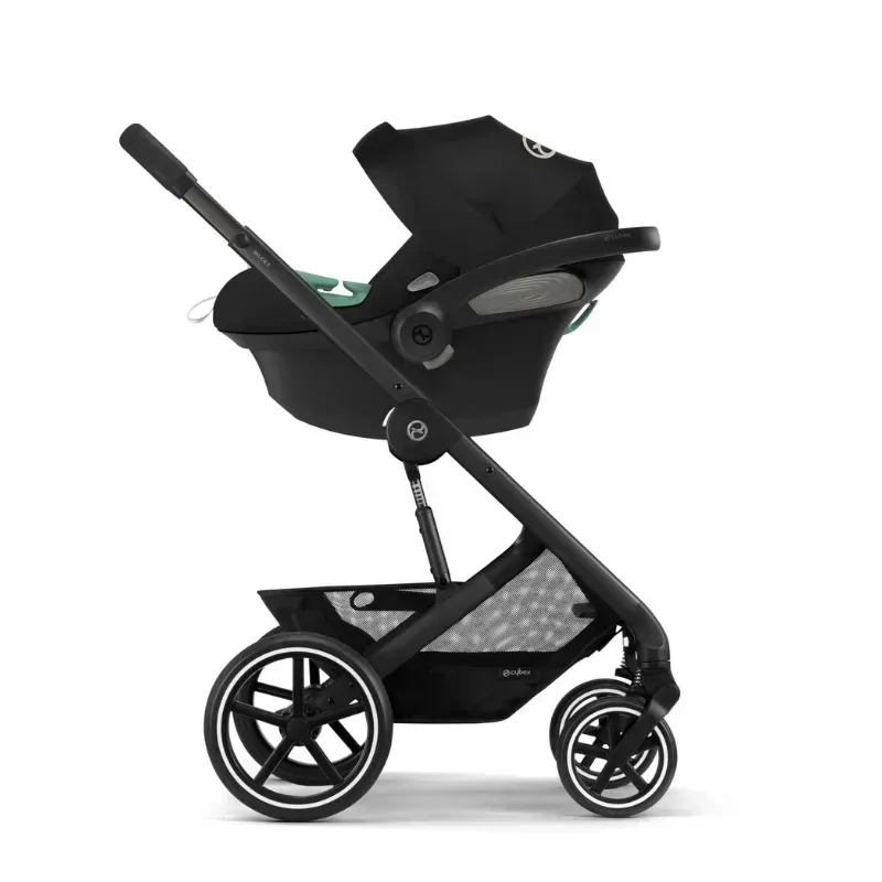 Cybex® 3in1 Stroller Balios S Lux + Carry Cot + Cloud G Car Seat Moon Black - Image 11