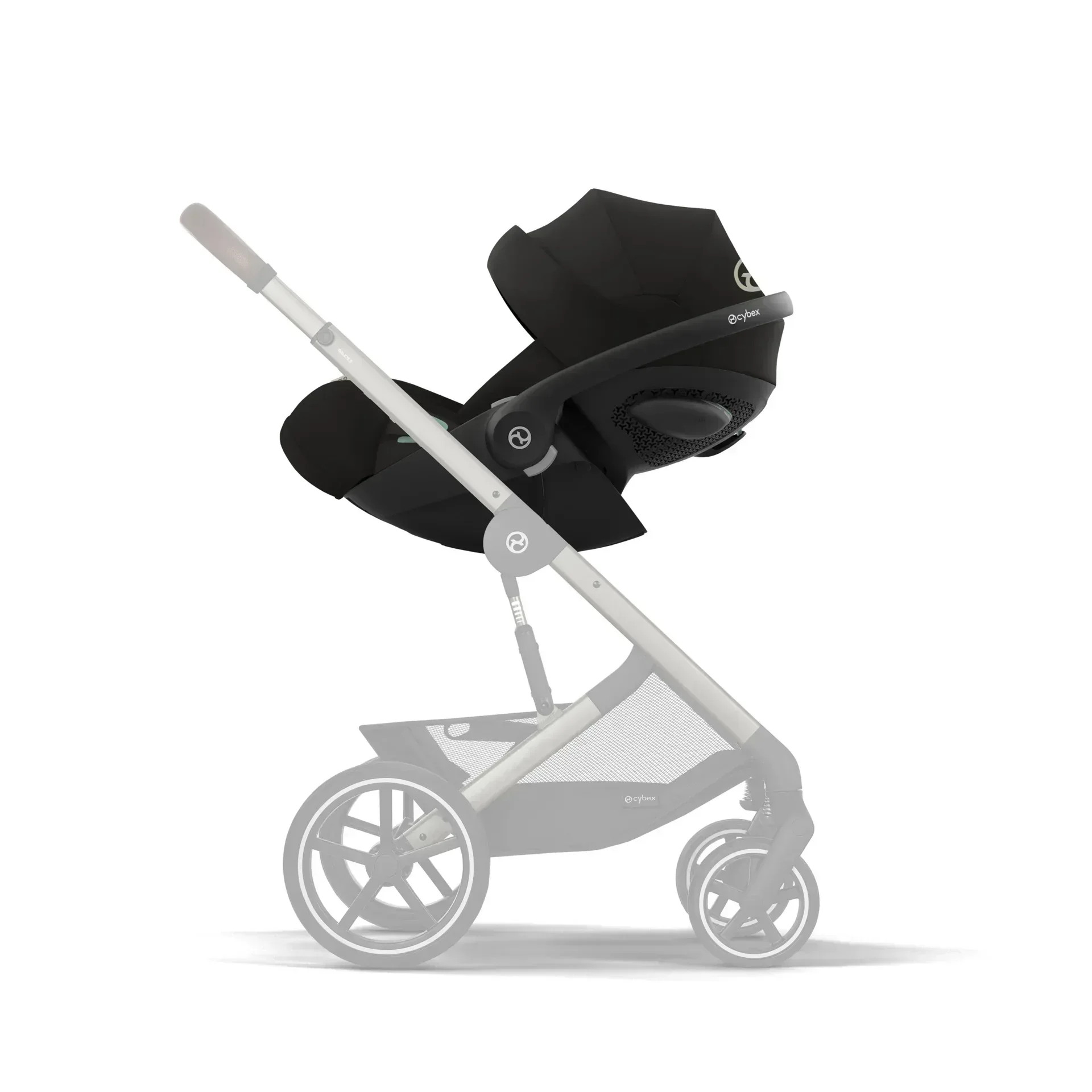 Cybex® 3in1 Stroller Balios S Lux + Carry Cot + Cloud G Car Seat Moon Black - Image 13