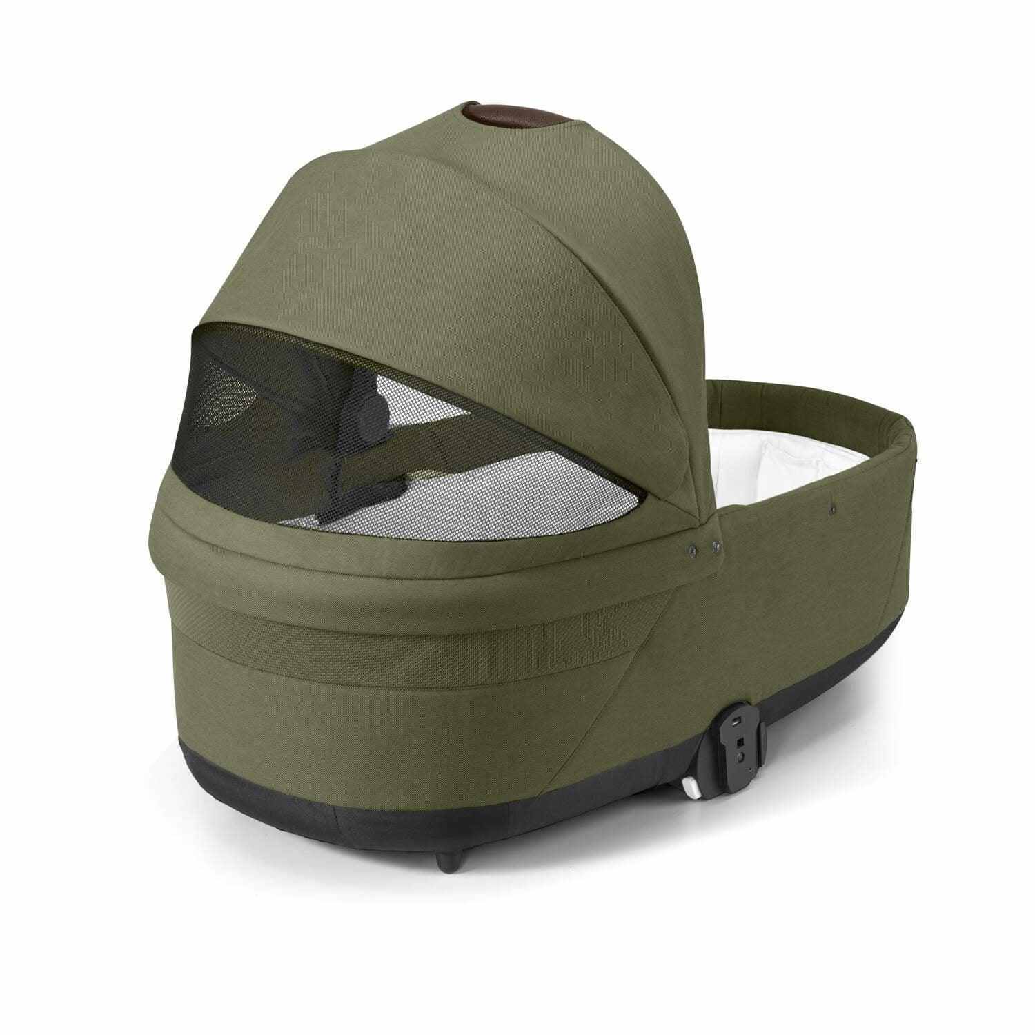 Cybex® 3in1 Stroller Balios S Lux + Carry Cot + Cloud G Car Moss Green (+ Rain cover) - Image 11