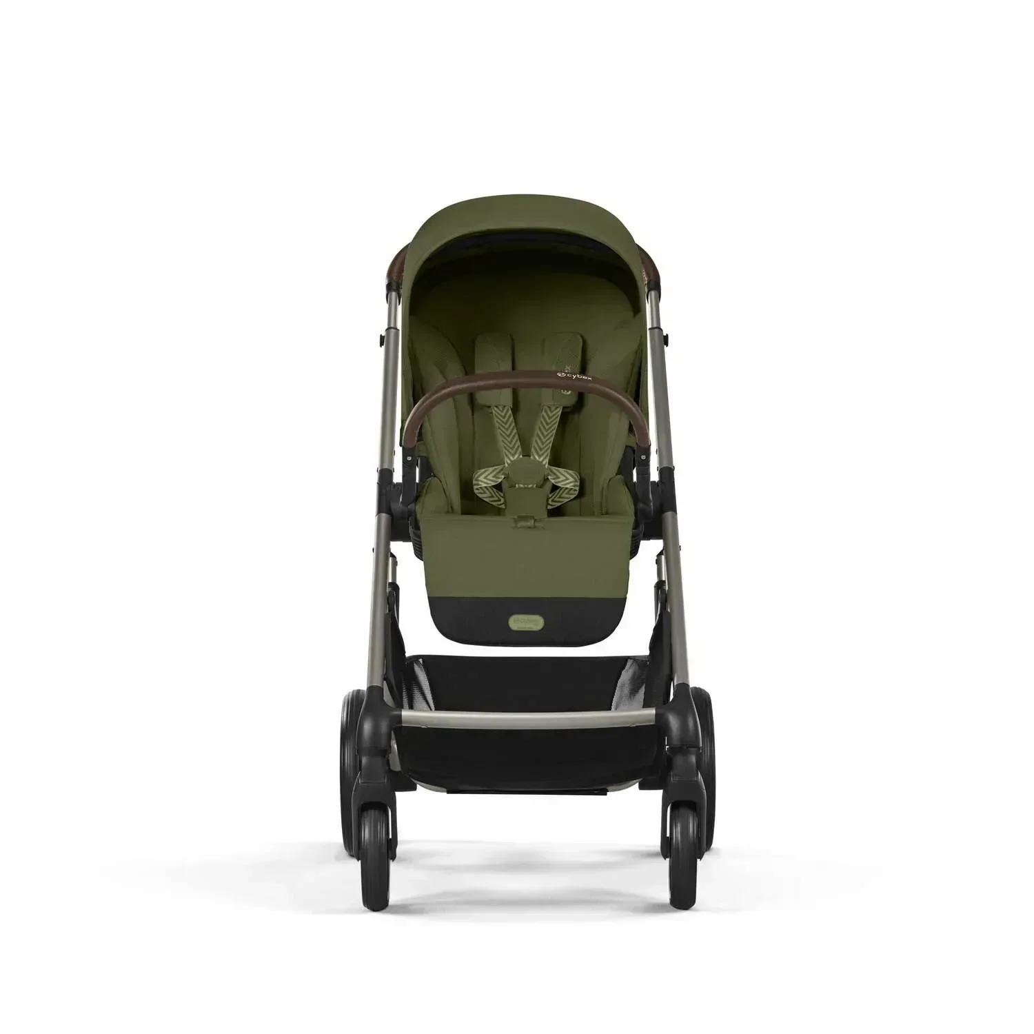 Cybex® 3in1 Stroller Balios S Lux + Carry Cot + Cloud G Car Moss Green (+ Rain cover) - Image 3