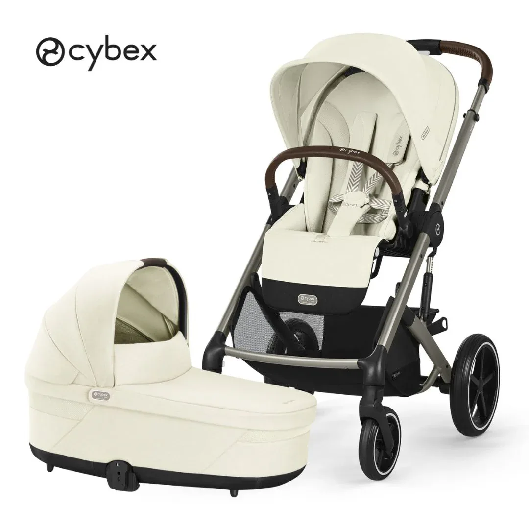 Cybex® Stroller Balios 2in1 S Lux (0-22 kg) Seashell Beige (Taupe Frame)