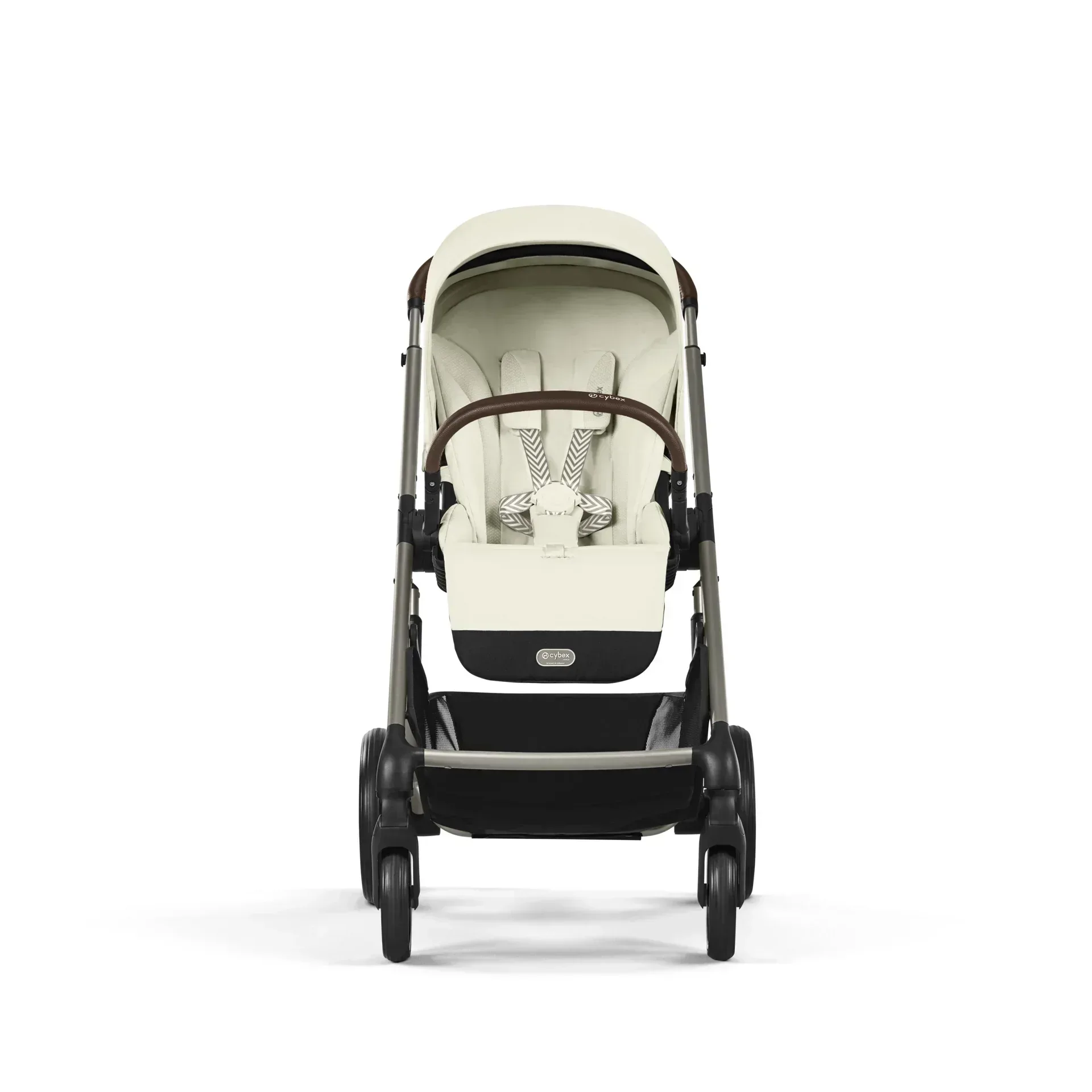 Cybex® 3in1 Stroller Balios S Lux + Carry Cot + Cloud G Car Seat Seashell Beige (+ Rain cover) - Image 5