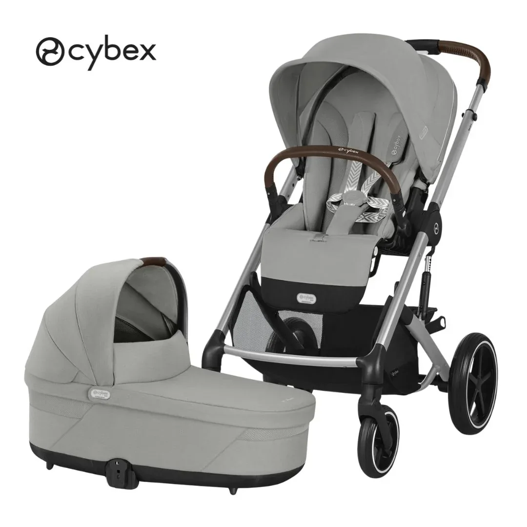 Cybex® Stroller Balios 2in1 S Lux (0-22 kg) Stone Grey (Silver Frame)