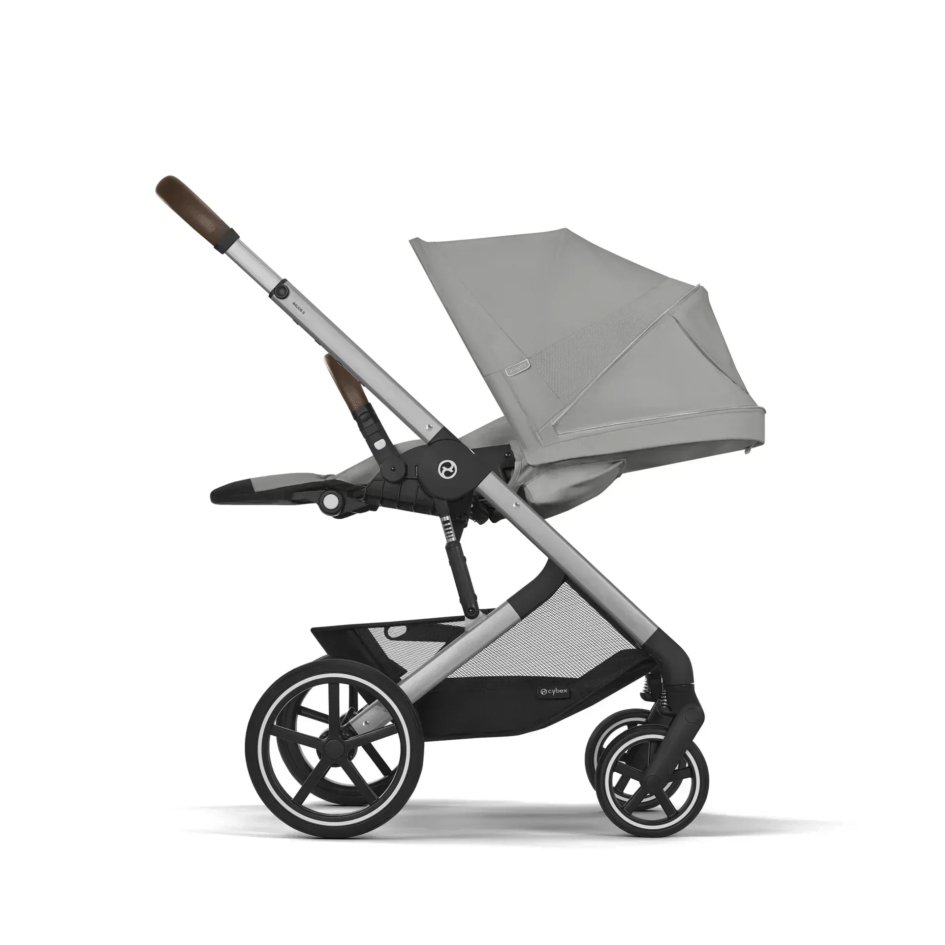 Cybex® 3in1 Stroller Balios S Lux + Carry Cot + Cloud G Car Seat Stone Grey (+ Rain cover) - Image 13
