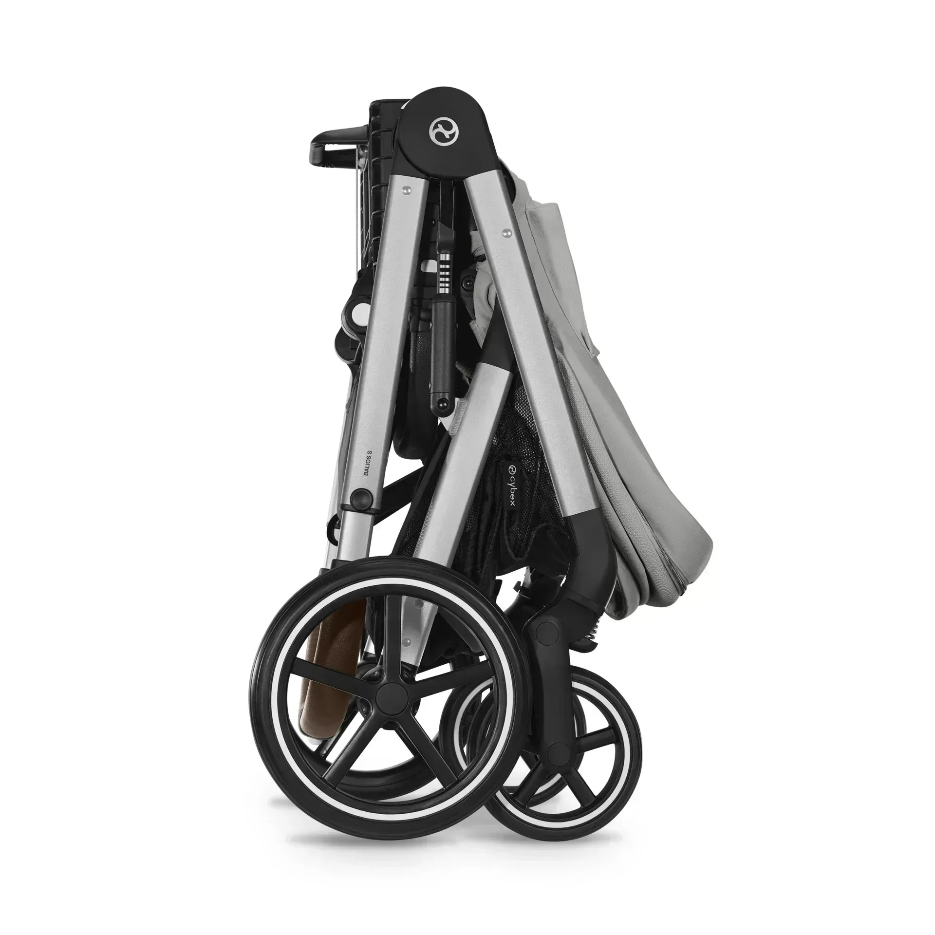 Cybex® 3in1 Stroller Balios S Lux + Carry Cot + Cloud G Car Seat Stone Grey (+ Rain cover) - Image 16