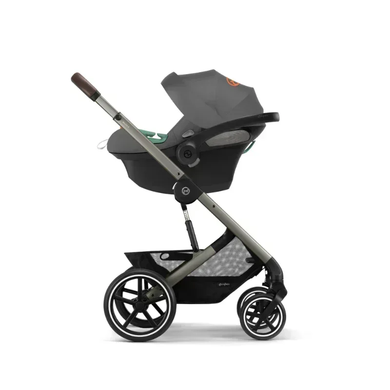 Cybex® 3in1 Stroller Balios S Lux + Carry Cot + Cloud G Car Seat Stone Grey (+ Rain cover) - Image 6