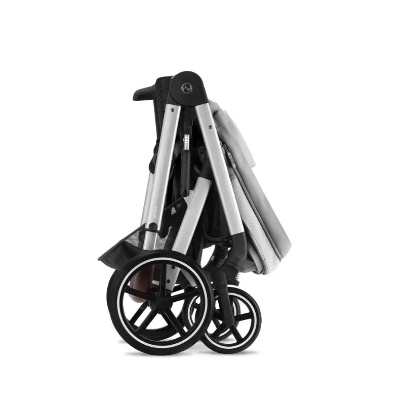 Cybex® 3in1 Stroller Balios S Lux + Carry Cot + Cloud G Car Seat Stone Grey (+ Rain cover) - Image 7