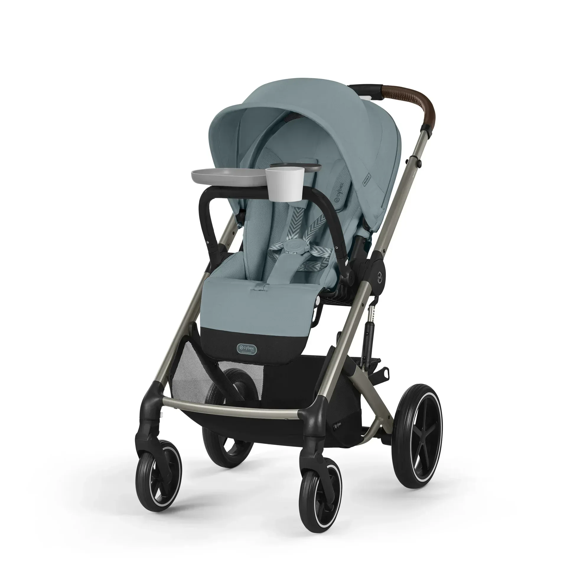 Cybex® Stroller Balios S Lux (0-22 kg) Stormy Blue (Taupe Frame) - Image 15