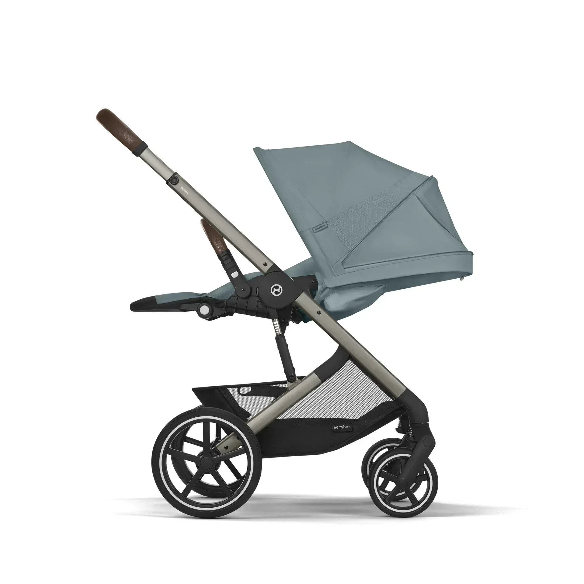 Cybex® Stroller Balios S Lux (0-22 kg) Stormy Blue (Taupe Frame) - Image 20