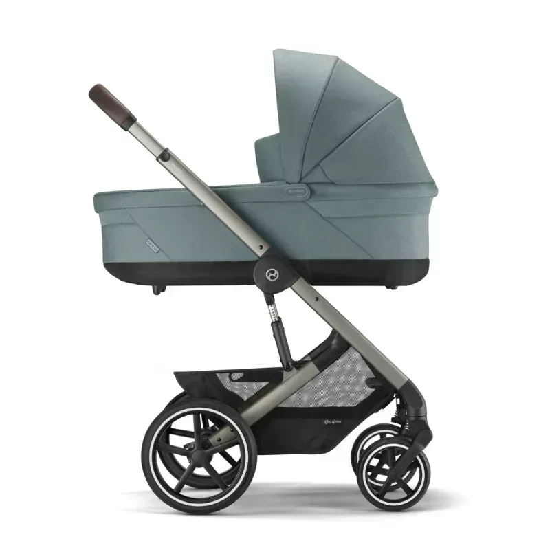 Cybex® Stroller Balios S Lux (0-22 kg) Stormy Blue (Taupe Frame) - Image 3