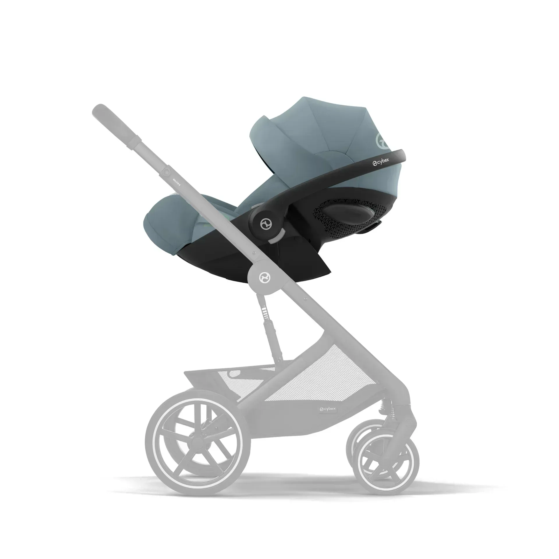 Cybex® Stroller Balios S Lux (0-22 kg) Stormy Blue (Taupe Frame) - Image 5
