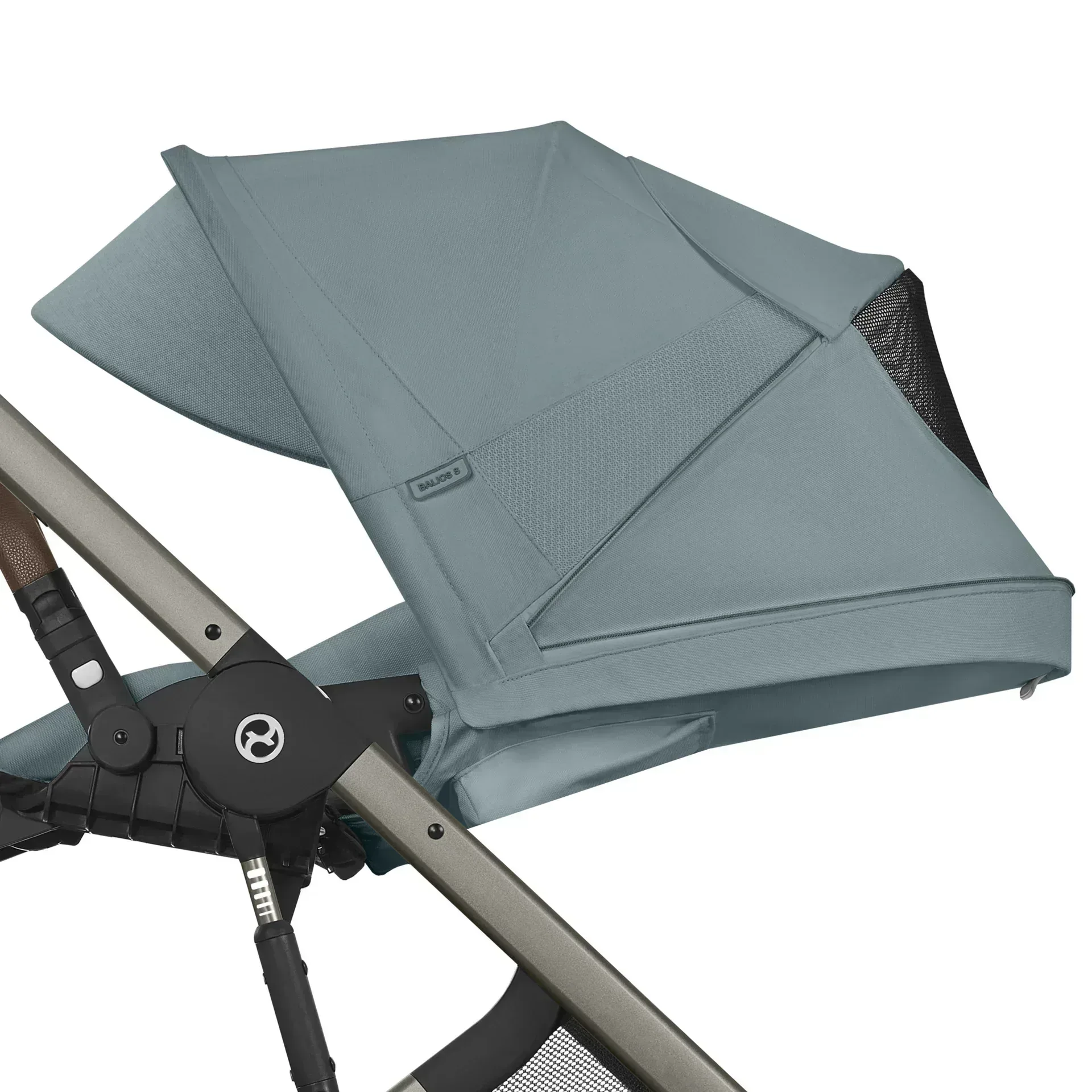 Cybex® Stroller Balios S Lux (0-22 kg) Stormy Blue (Taupe Frame) - Image 6