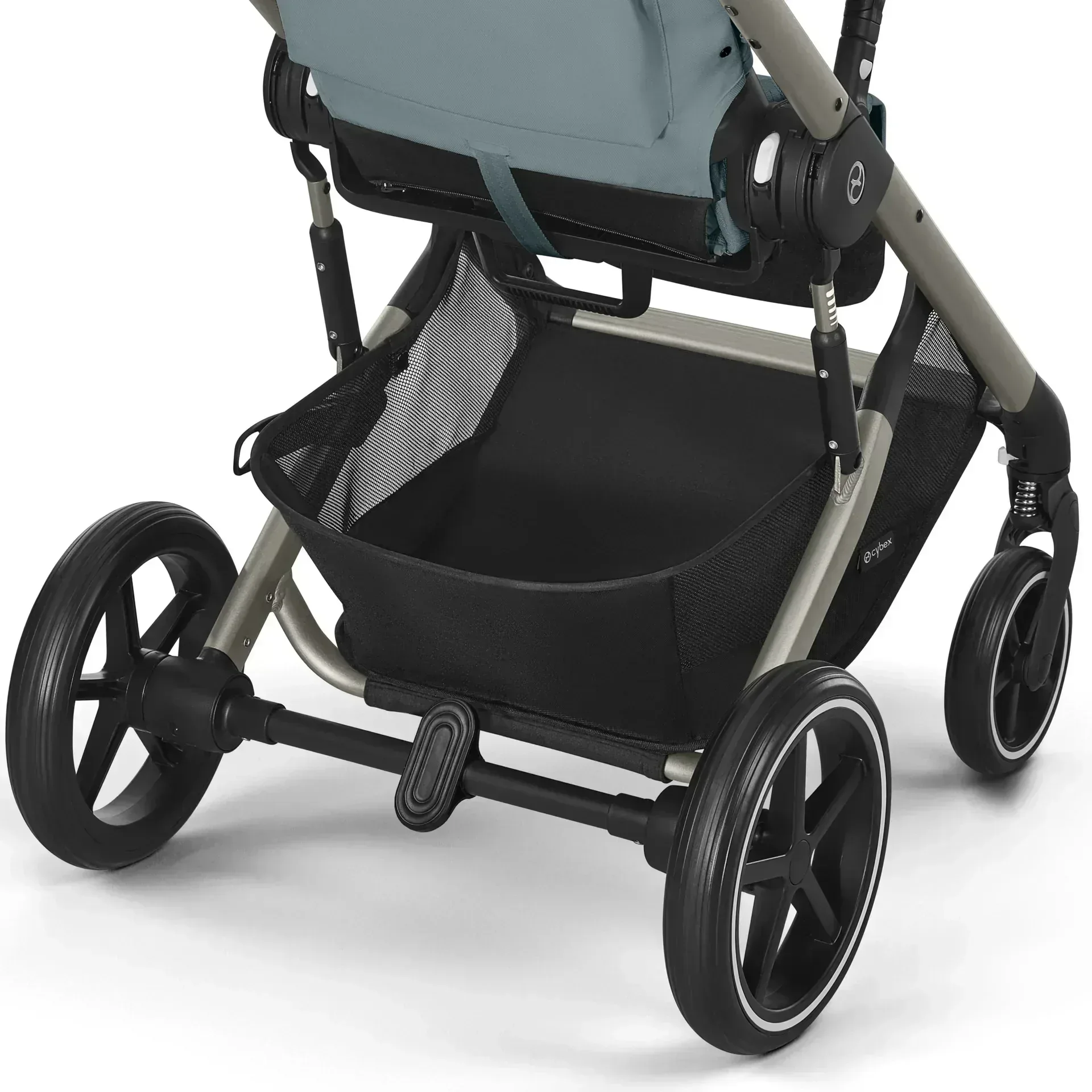 Cybex® Stroller Balios S Lux (0-22 kg) Stormy Blue (Taupe Frame) - Image 8