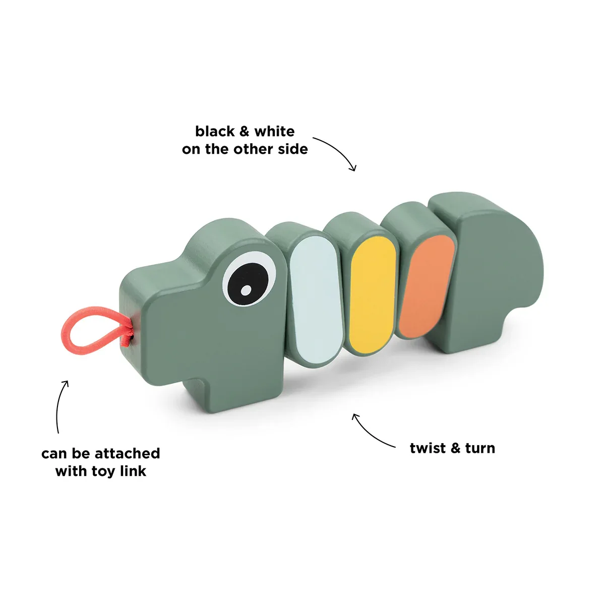 Done by Deer® Activity toy Croco Twist & Turn - Image 2