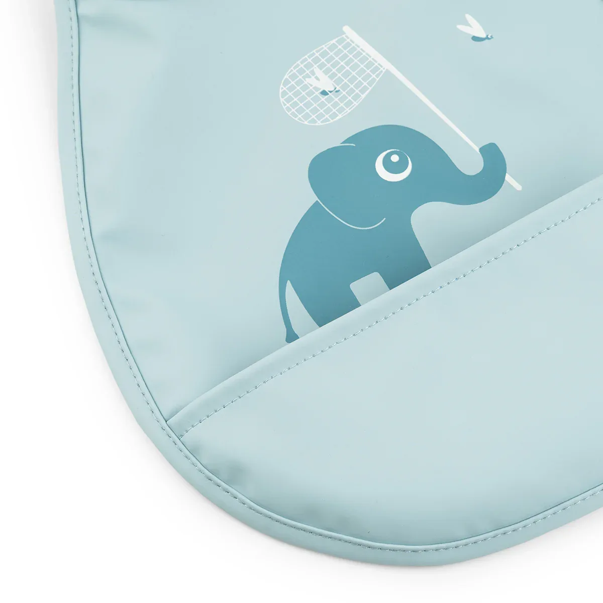 Done by Deer® Bib 2-pack Tiny pocket Elphee Blue - Image 6