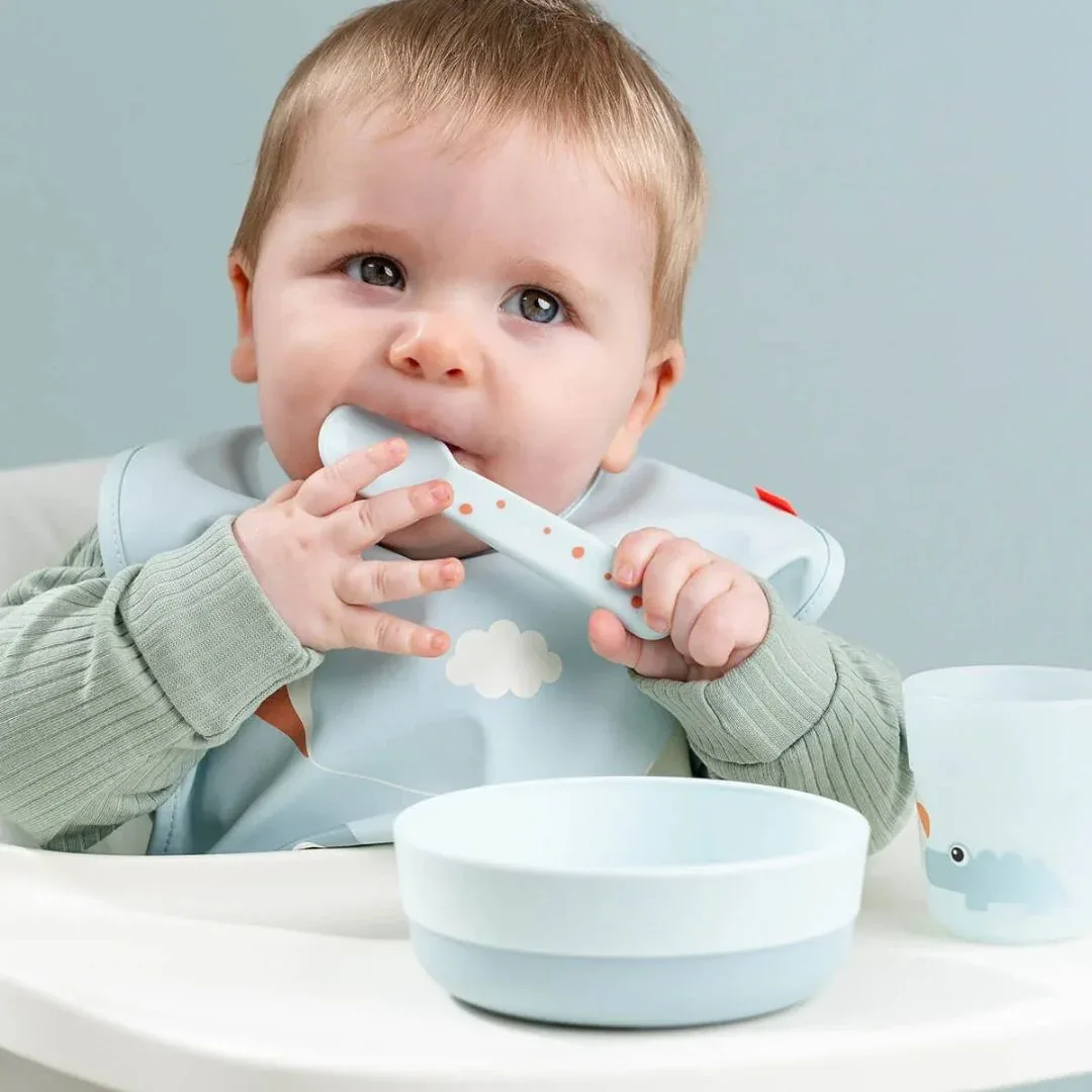 Done by Deer® Bib Playground Blue - Image 3