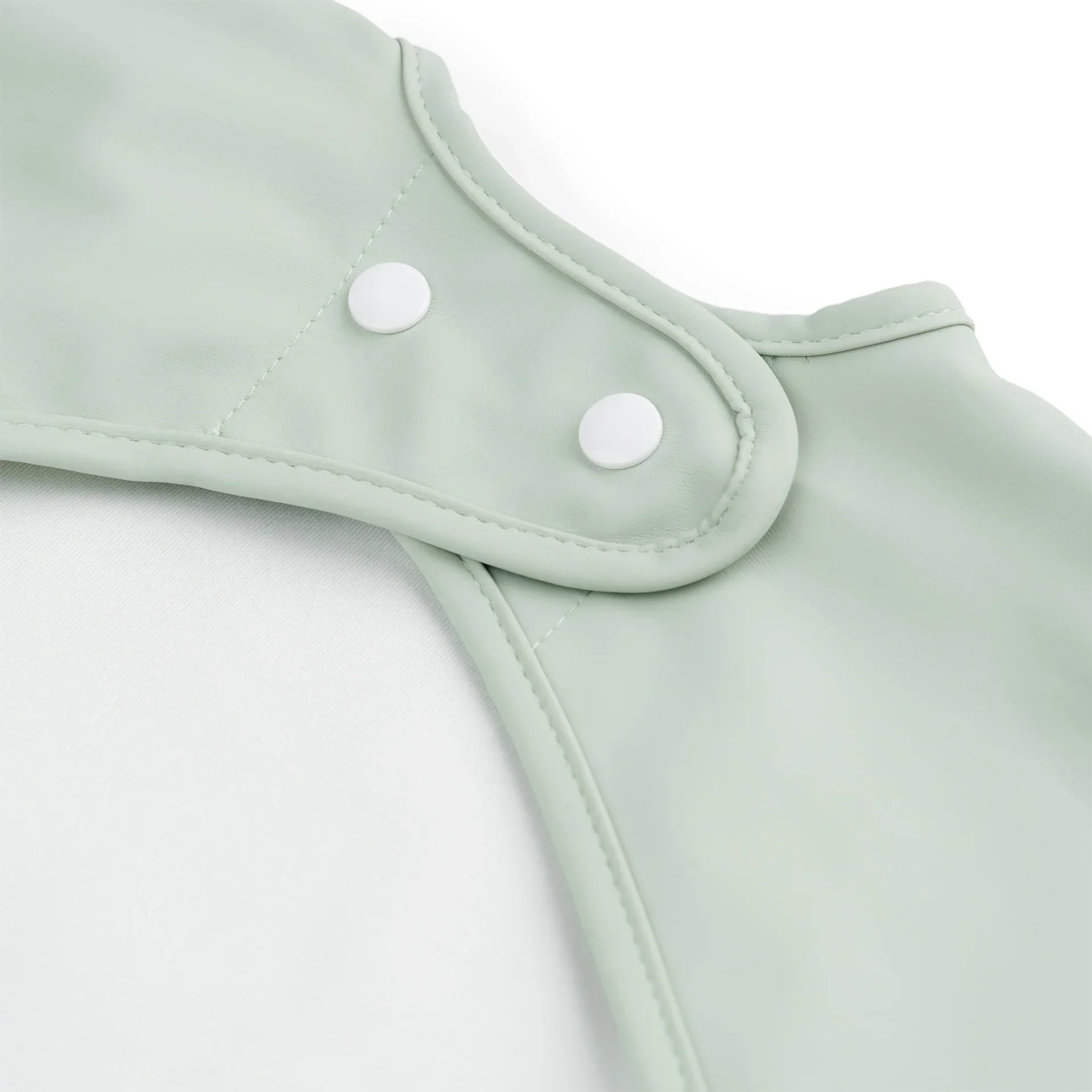 Done by Deer® Bib with sleeves Croco Green - Image 4