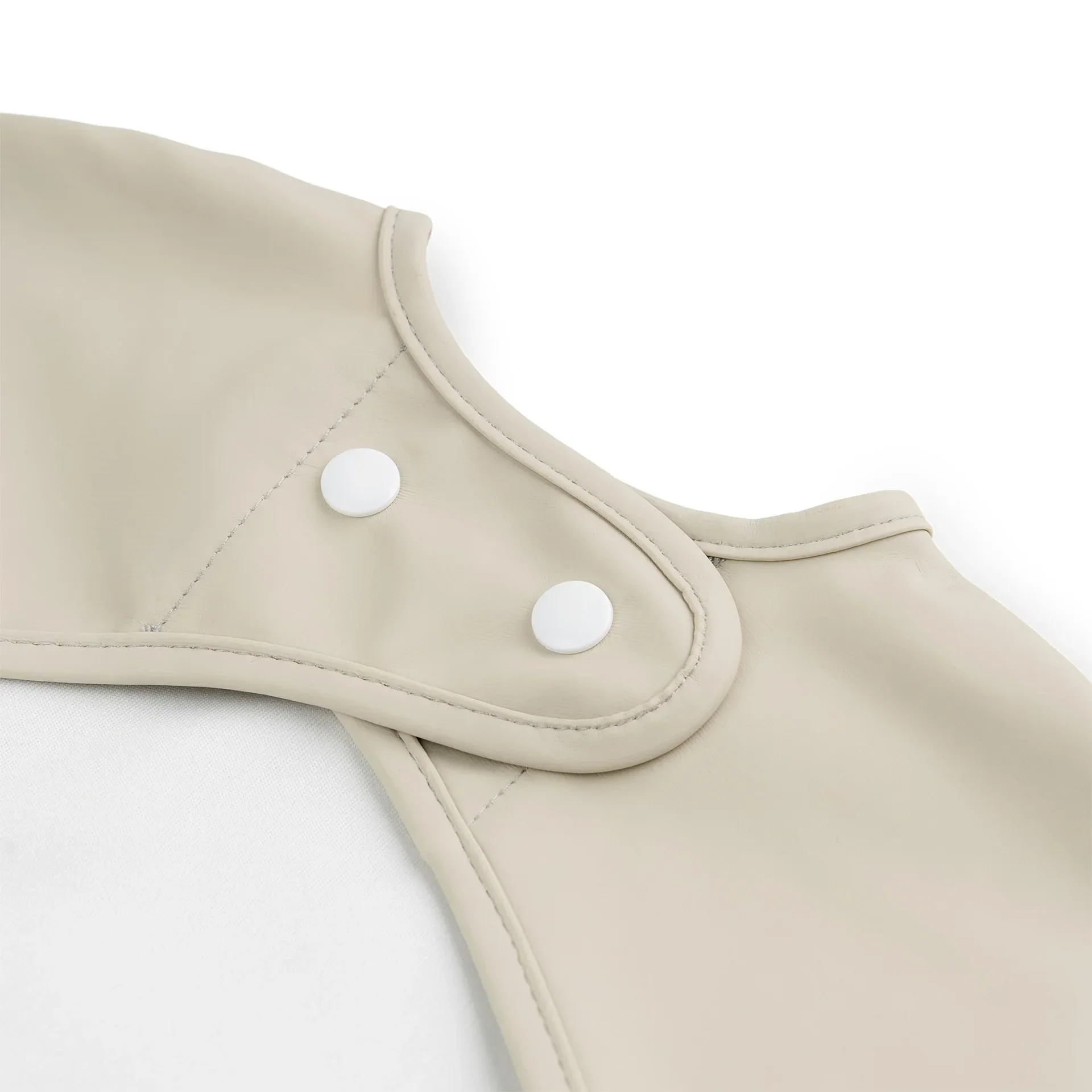 Done by Deer® Bib with sleeves Lalee Sand - Image 4