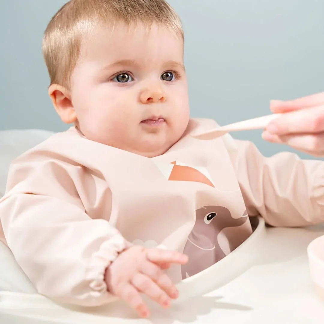 Done by Deer® Bib with sleeves Playground Powder - Image 4