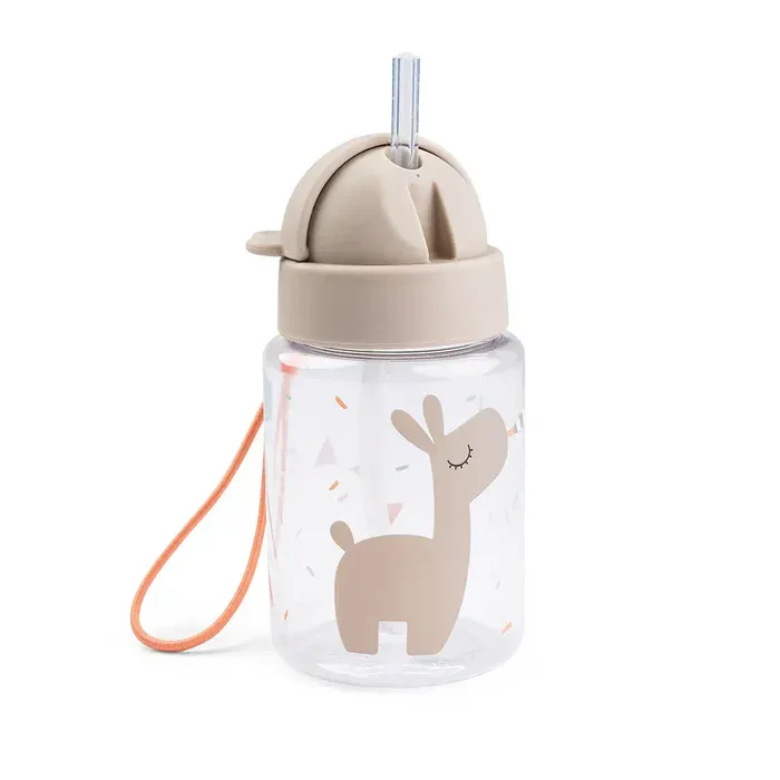 Done by Deer® Bottle with straw Celebration Sand 280 ml