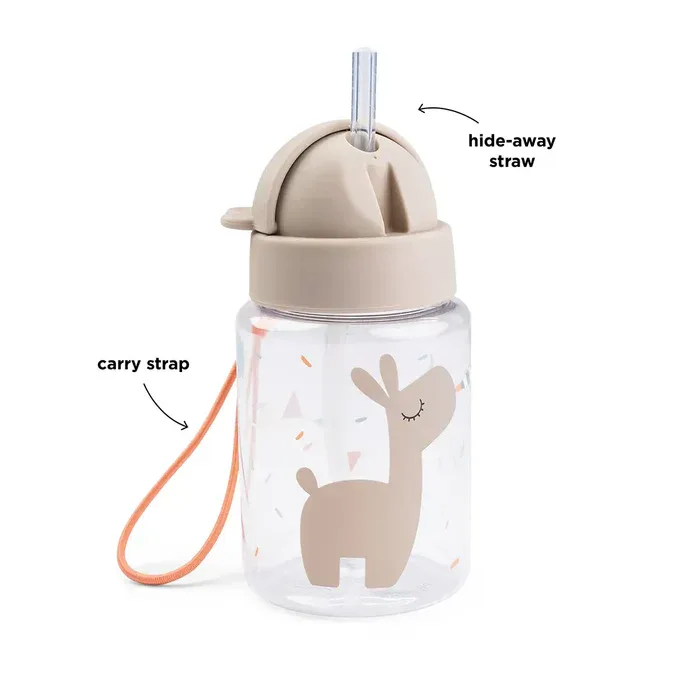 Done by Deer® Bottle with straw Celebration Sand 280 ml - Image 3