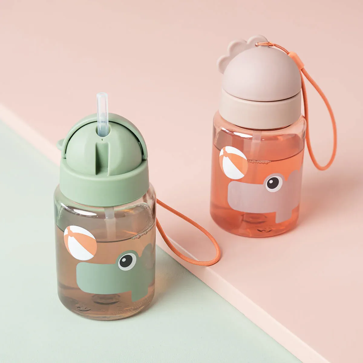 Done by Deer® Bottle with straw Playground Green 280 ml - Image 6