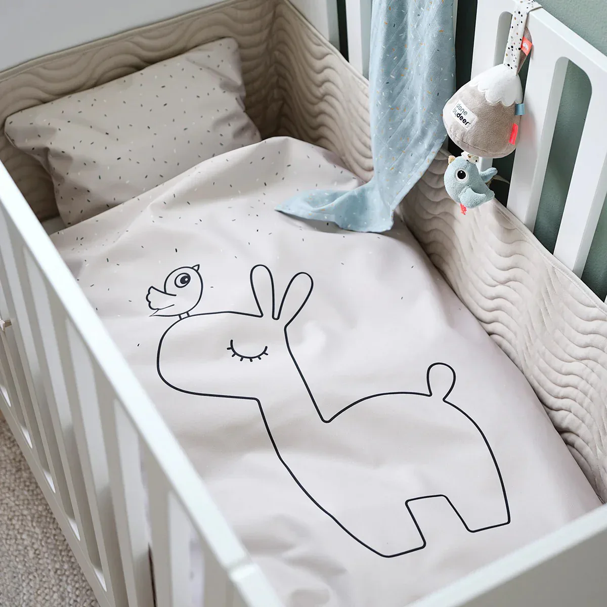 Done by Deer® Bumper Waves 360 x 30 cm Beige - Image 3
