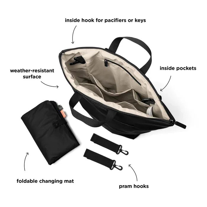 Done by Deer® Changing backpack Black - Image 2