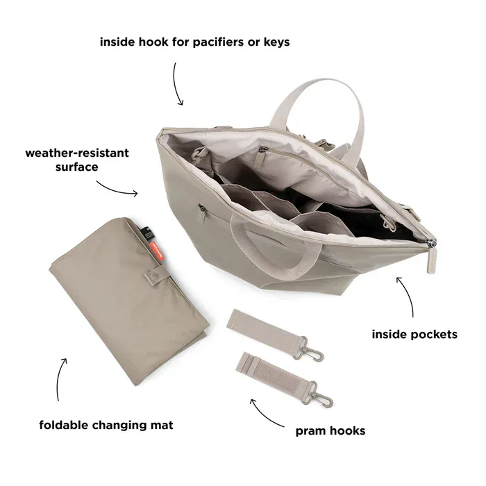 Done by Deer® Changing backpack Sand - Image 2