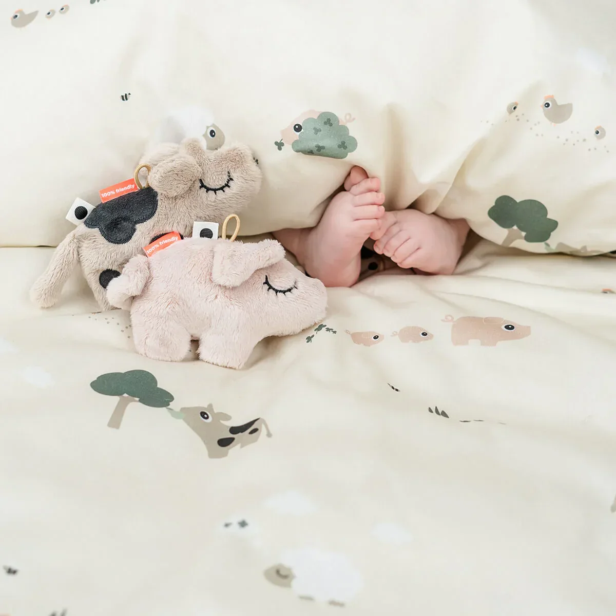 Done by Deer® Children's bedding Tiny Farm Sand 70x100 - Image 4