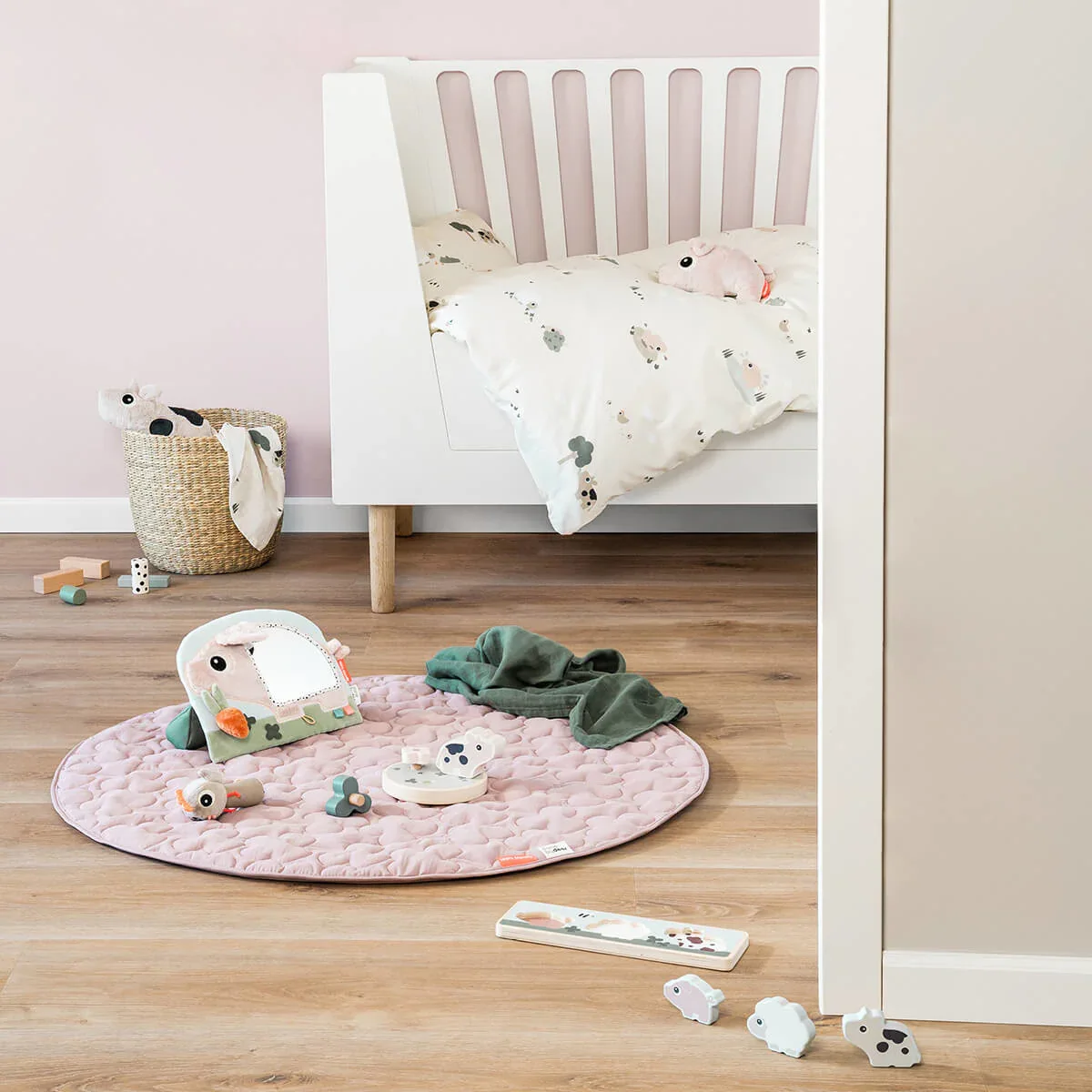 Done by Deer® Children's bedding Tiny Farm Sand 70x100 - Image 5