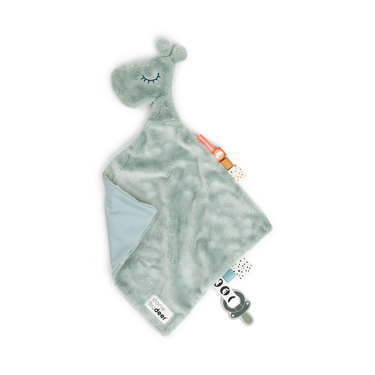 Done by Deer® Comfort blanket Raffi Blue - Image 2