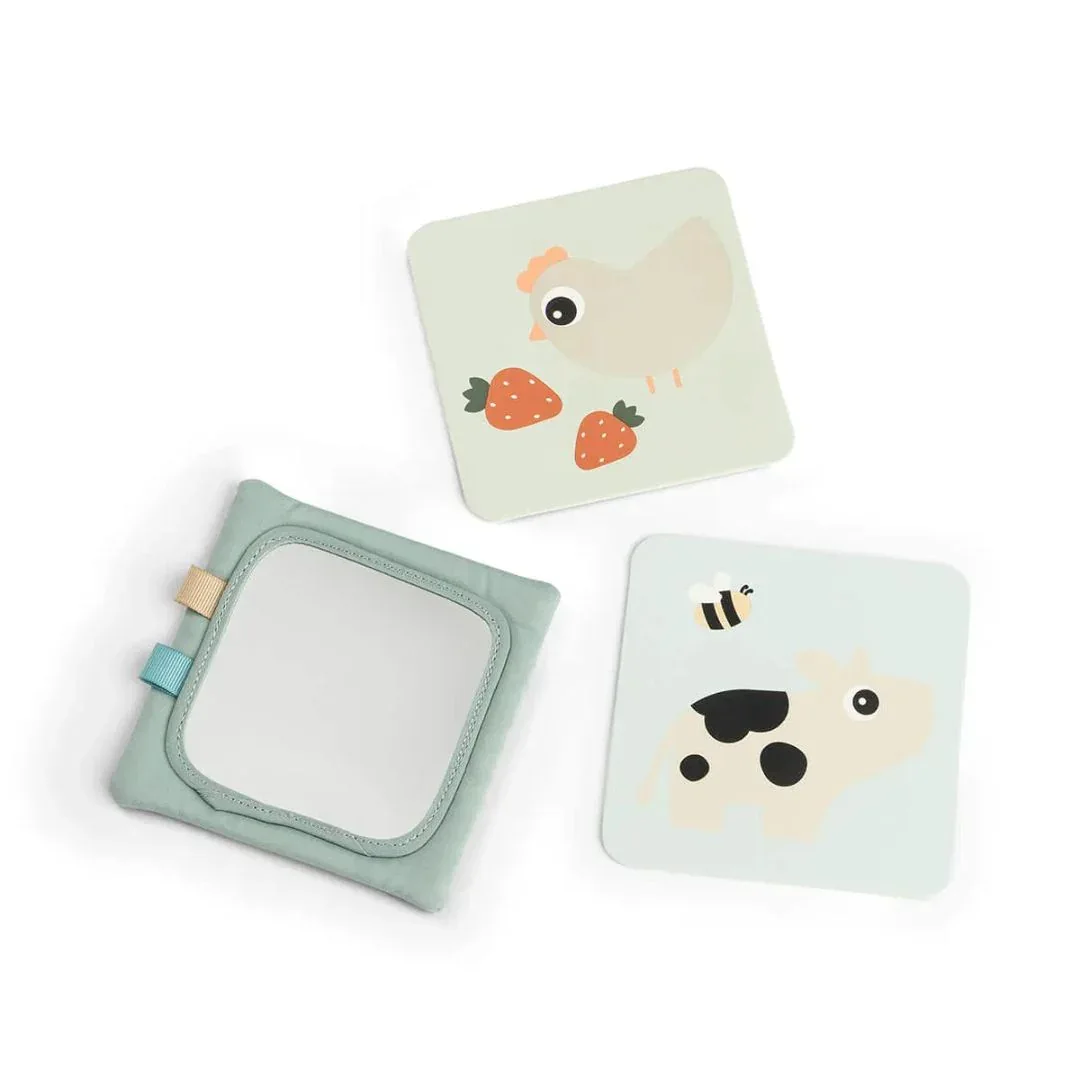 Done by Deer® Contrast Card Holder Tiny farm Green - Image 2