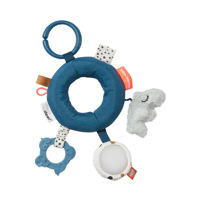 Done by Deer® Fabric Ring Deer friends Blue - Image 2