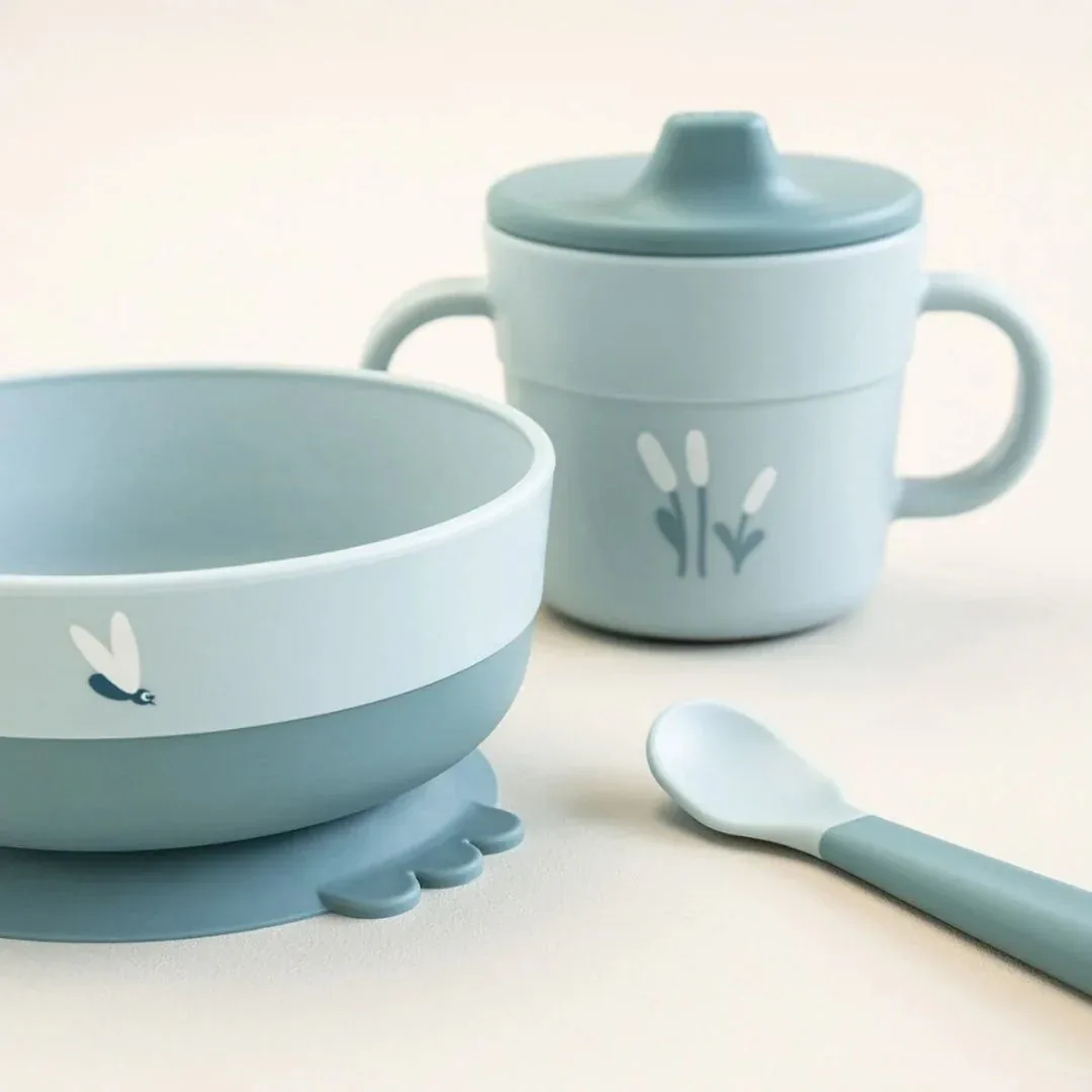 Done by Deer® First Feeding Set Foodie Elphee Blue - Image 5