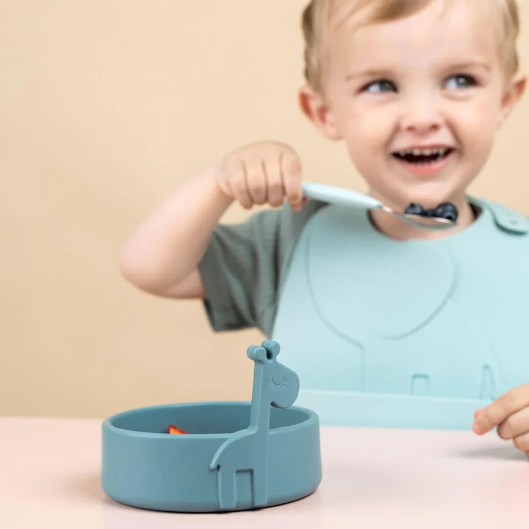 Done by Deer® First Feeding Set Peekaboo Blue - Image 3