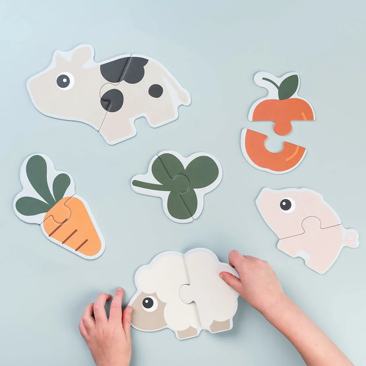Done by Deer® First jigsaw puzzle set Tiny Farm - Image 2