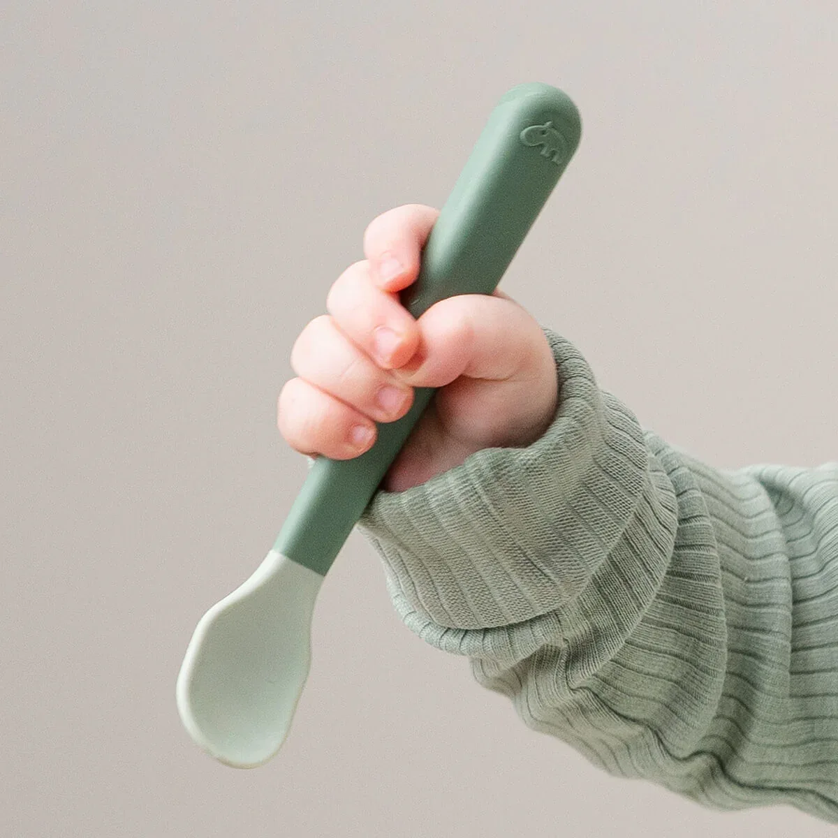 Done by Deer® Foodie Easy-grip Baby Spoon 3-pack Green - Image 8
